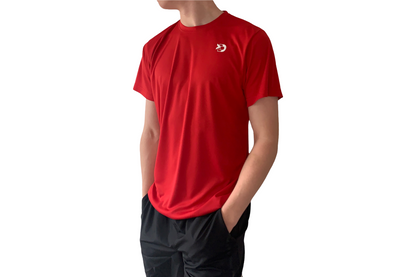 Block Performance Tee (FIRE RED)