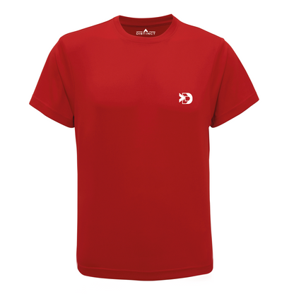 Block Performance Tee (FIRE RED)